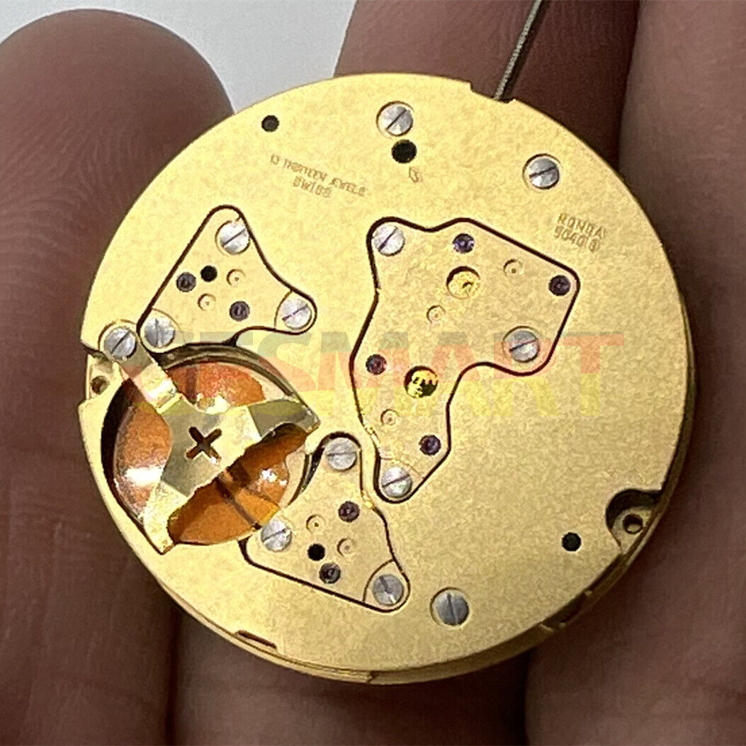 Ronda 5040B 5040.B Quarzuhrwerk, Schweizer Uhrwerk, goldenes Uhrwerk