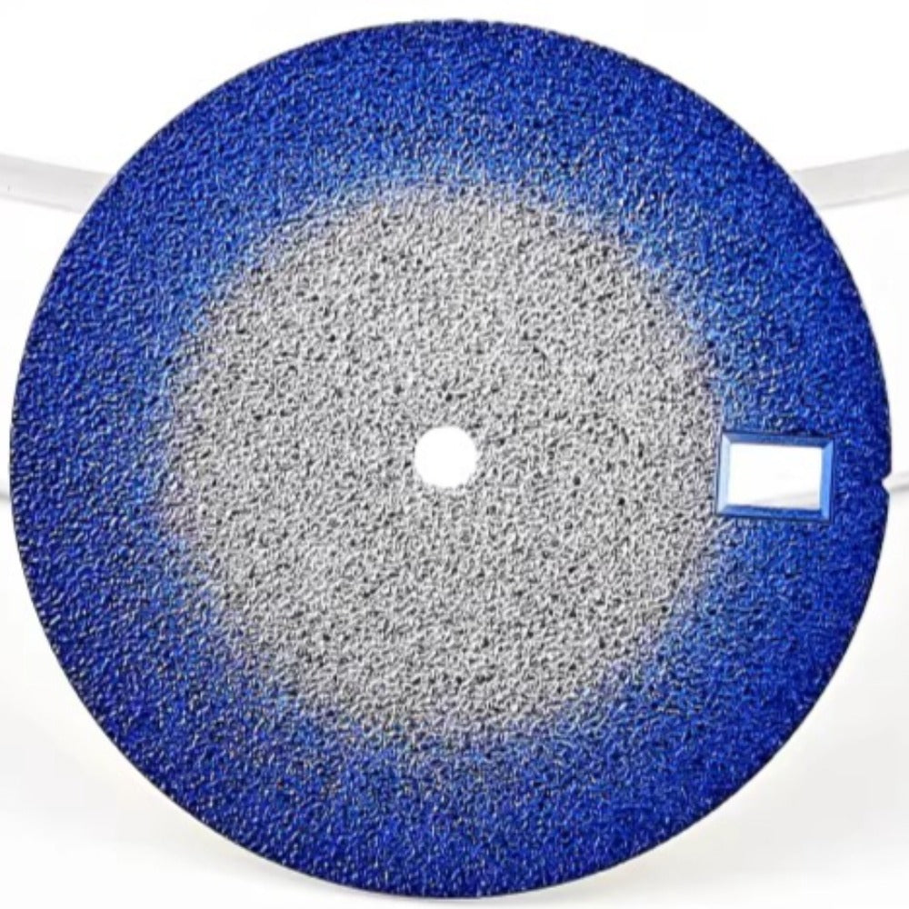 Gradual dark blue 28.5mm matted watch dial, compatible with ETA2824 movement