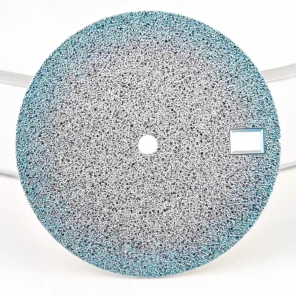Gradual ice blue matted 28.5mm watch dial, designed for Miyota 8215 8200 movement compatibility.