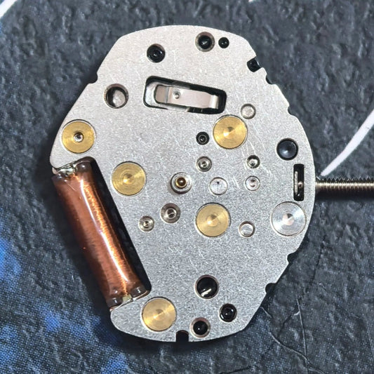 Japan Made Y481.F quartz watch part with three hands, ideal for precise timekeeping and easy replacement.