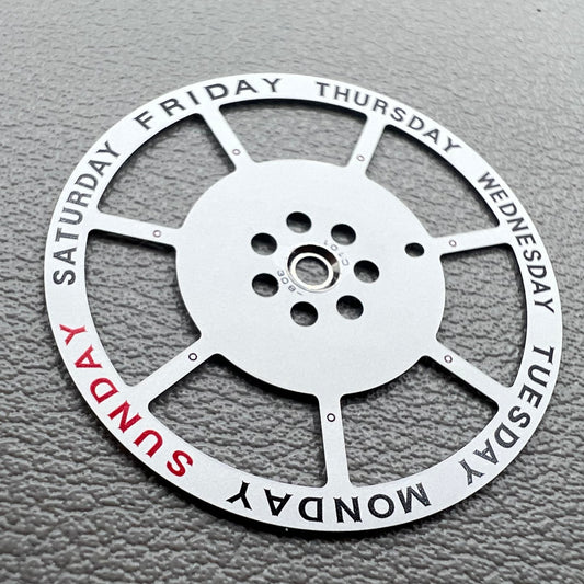 2 PIECES Japan Made Miyota 8285 Movement Week Dial Date@12