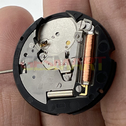 Ronda 505 24H quartz watch movement with precise timekeeping for sleek watch designs.