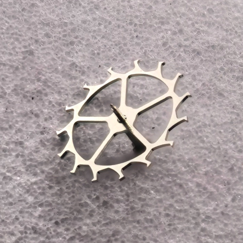 Set of 3 Escape Wheels, compatible with NH35 NH36 watch movements for precise timekeeping.