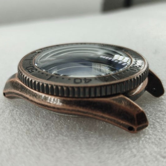 Bronze polished 42mm watch case for SPB185/SPB187J1 with NH35/36/4R/6R movement compatibility