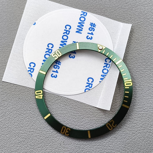 39.5mm Green Aluminium Watch Bezel Insert Fit for Automatic SUB/GMT Watch