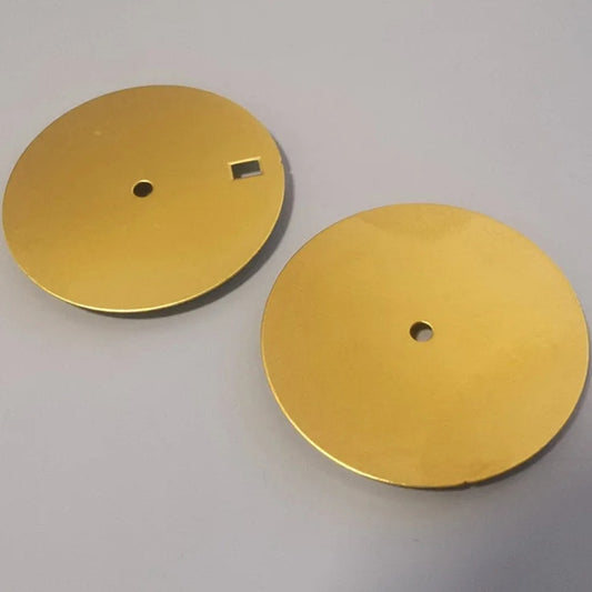 Mod 28.5mm brass watch dial by Wholesale, compatible with NH35 NH36 7S26 4R SKX007 SRPD movements, precise design modification.