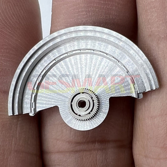 Silver Sea Wave carved rotor oscillating weight for Miyota NH35 NH36 watch movement