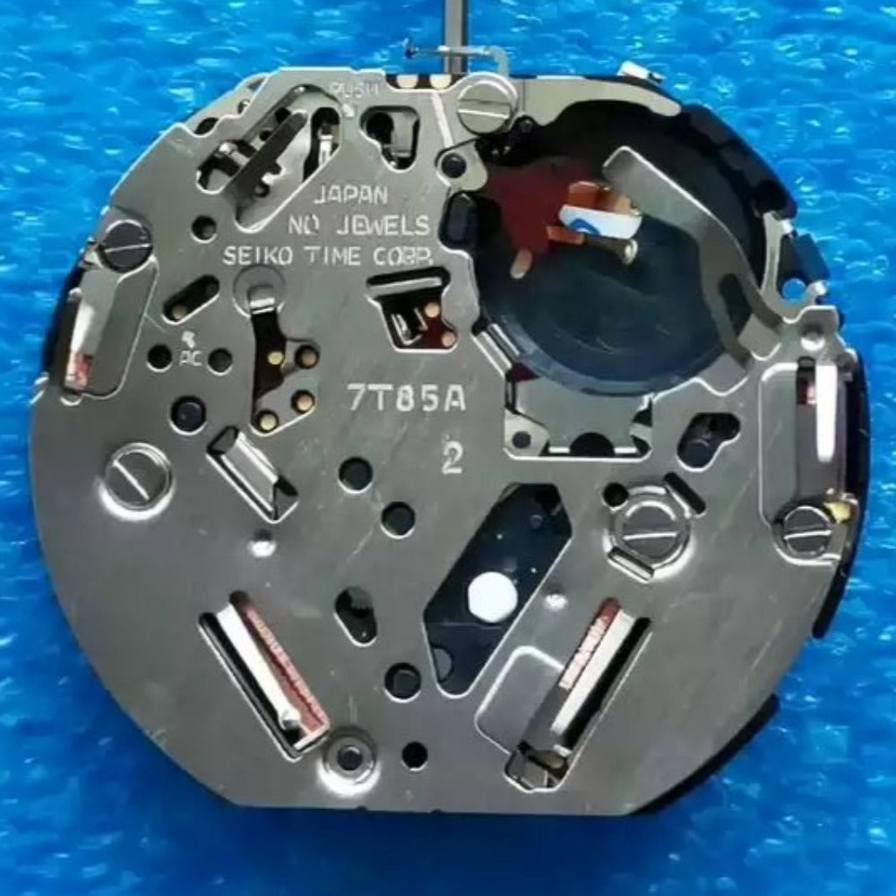 Seiko 7T85A quartz watch repair part, original Japan-made replacement component for accurate timekeeping.