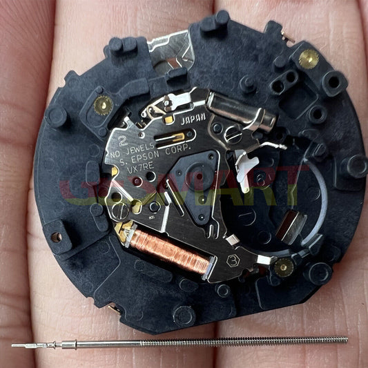 Hattori Epson VX7R quartz watch movement, precision Japan-made component for repairs and upgrades