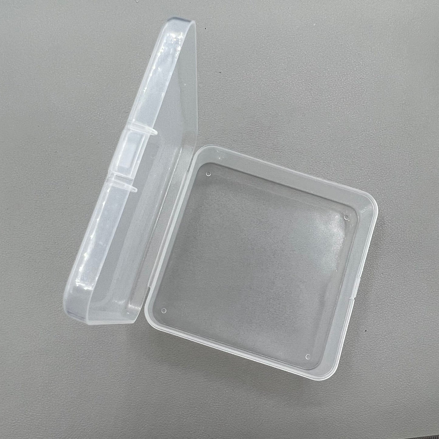 10 PIECES Mini Square Toolbox Box Container Storage Case Hinged Lid (2.8x9.5x9.5cm)