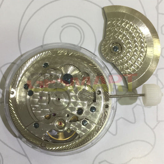 SHANGHAI automatic mechanical balance wheel showcasing precise movement in watch accessories.