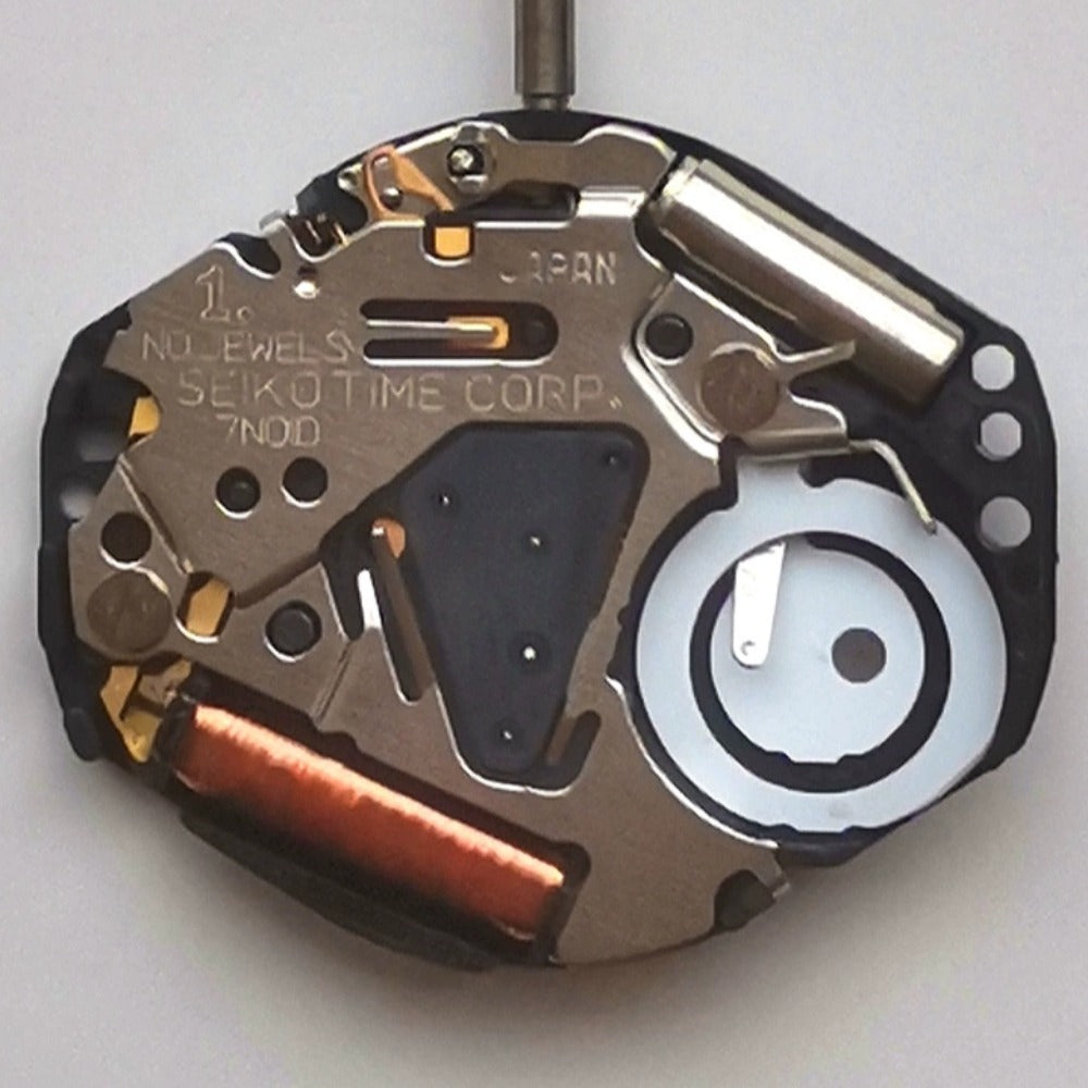 Japan Made Seiko 7N010D watch stem and battery replacement for quartz movement accessories.