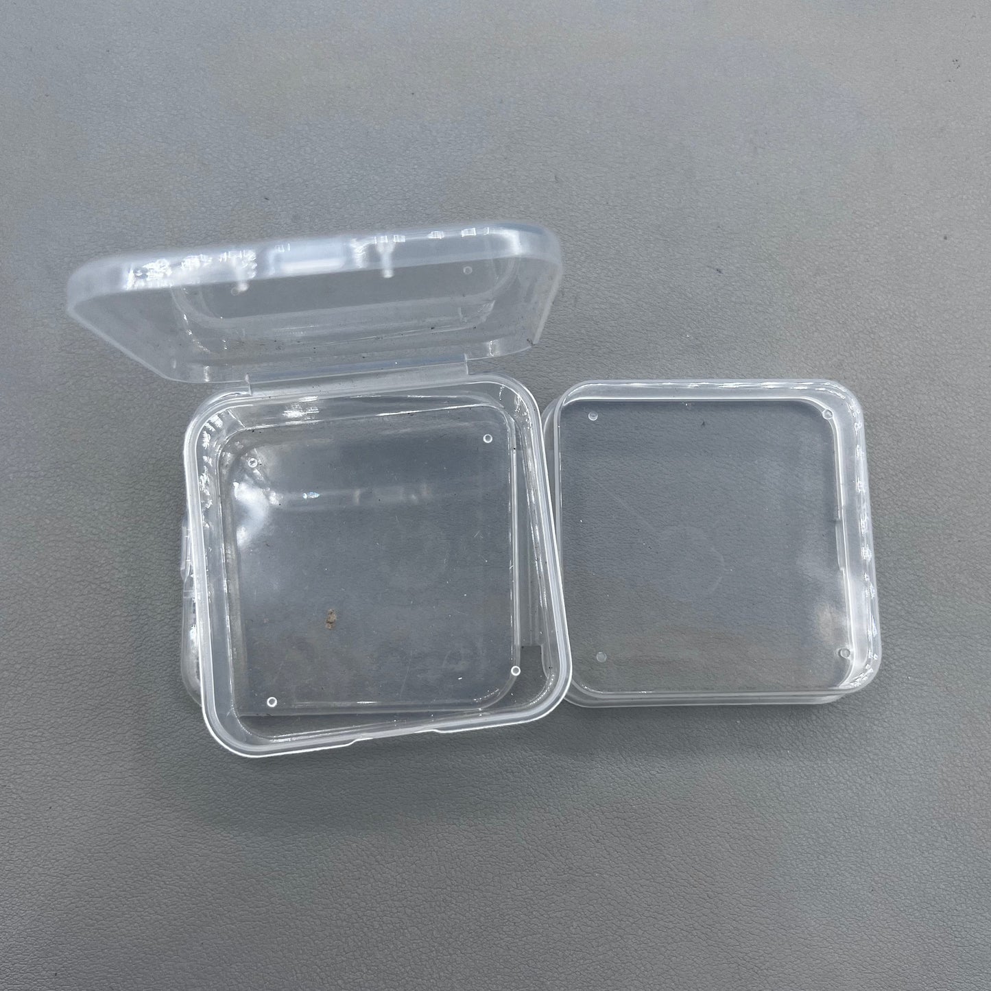 10 PIECES 6.5x2cm Extra Large Square Plastic PP Transparent Box Fit for Watch Part
