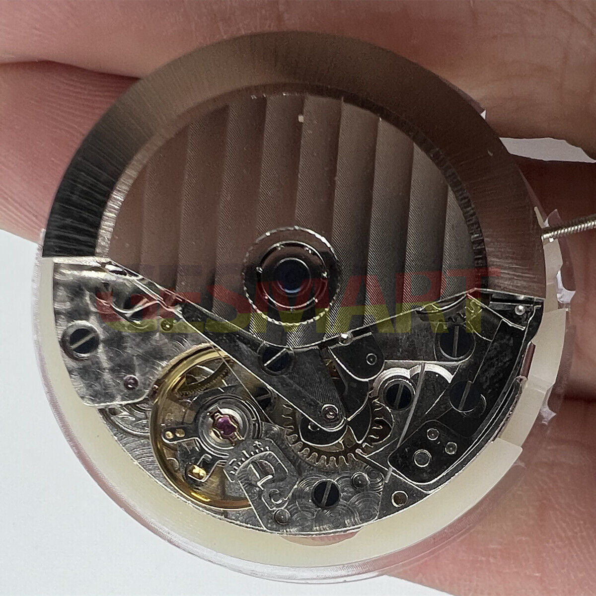 Asian 7750 automatic chronograph watch movement with day-date display, reliable ETA 7750 design for precision timing.