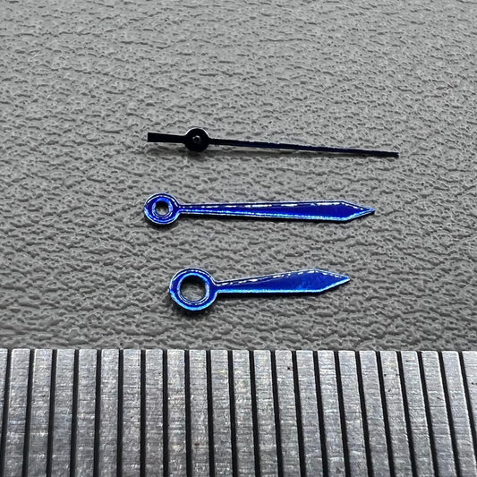 2 Sets Blue No Lume Arrow Shape Watch Hands for Miyota 2035 Movement