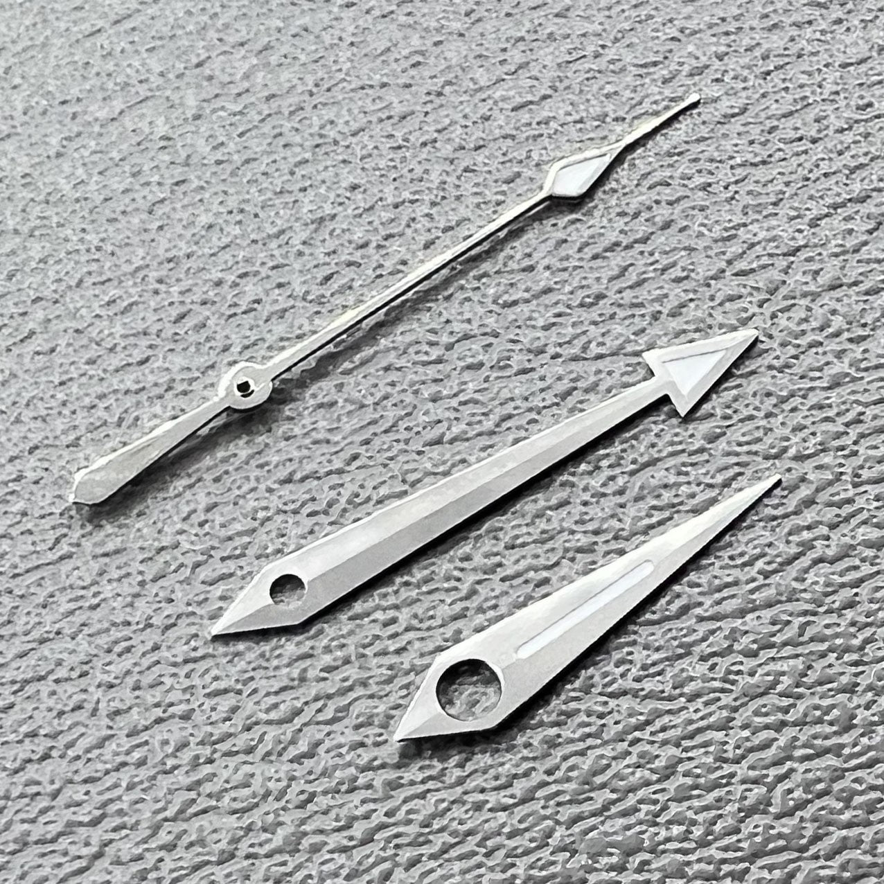 2 Sätze/Packung Modifiziertes silbernes Lume-Uhrzeiger-Set für ETA2836 2824 2892A2