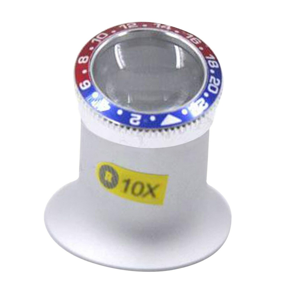 3X 5X 10X 20XJewelers Loupe Magnifier Glass Premium Aluminum Magnifying Eye Loop