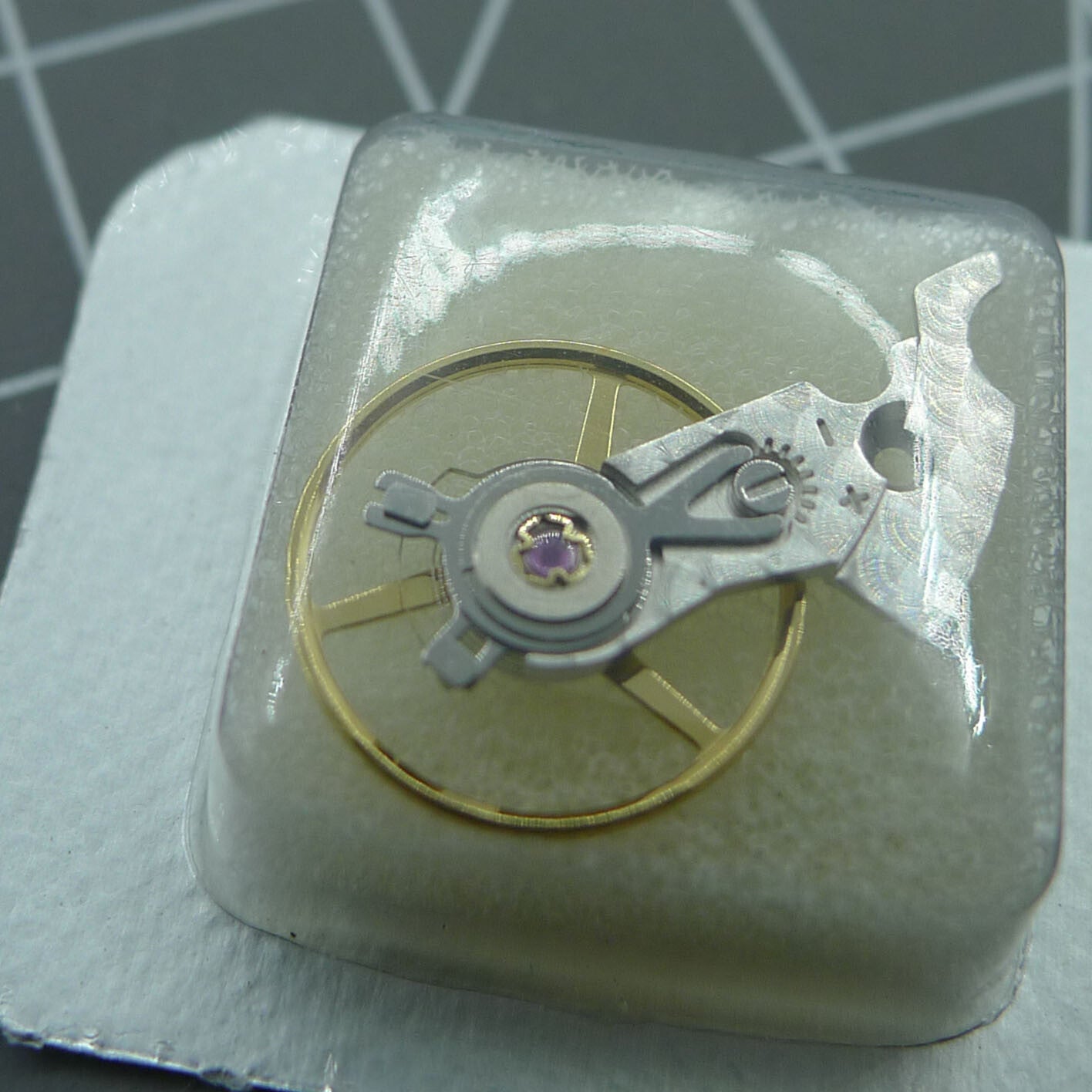 Silver carved balance wheel with splint for ETA 2824 2834 2836 watch movements,  repair component.