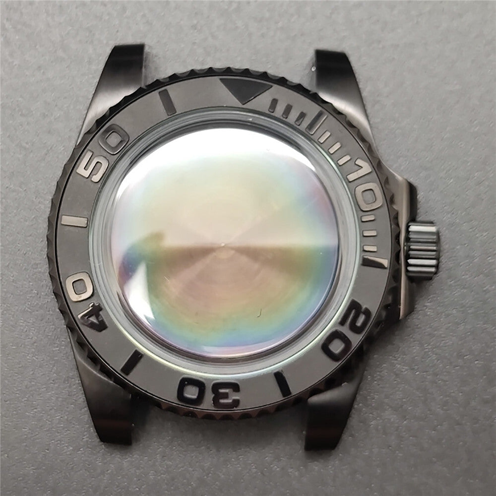 Boîtier de montre à miroir convexe renforcé pour NH35/NH36/NH39/NH38