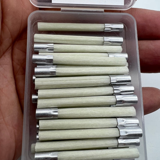 Swiss Bergeon 2834-S watch scratch brush refills, glass fibre bristles, pack of 10 for precision cleaning