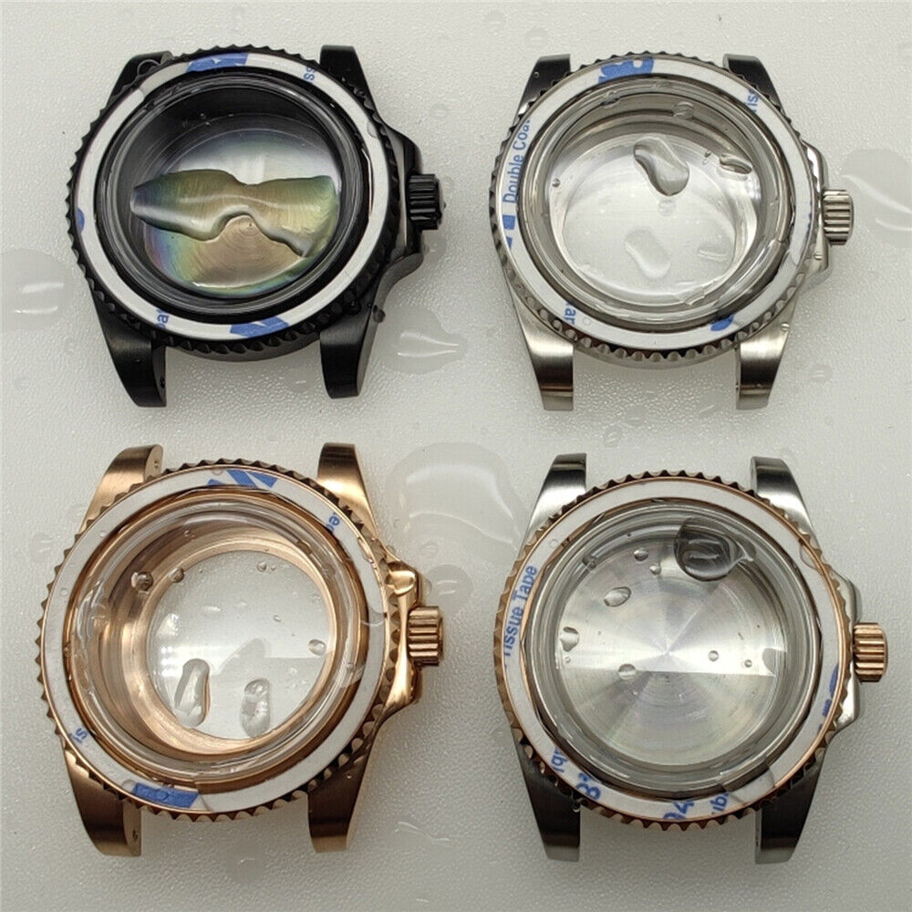 Boîtier de montre à miroir convexe renforcé pour NH35/NH36/NH39/NH38