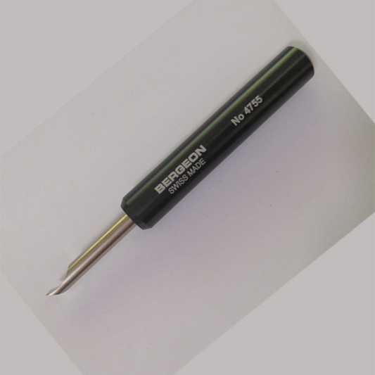 Bergeon 4755 watch opener tool for precise case opening in professional watch repair.