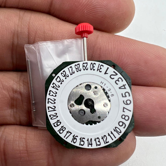 Miyota 2315 Japan Quartz Movement with date display at 6 o'clock, Japan made precision parts