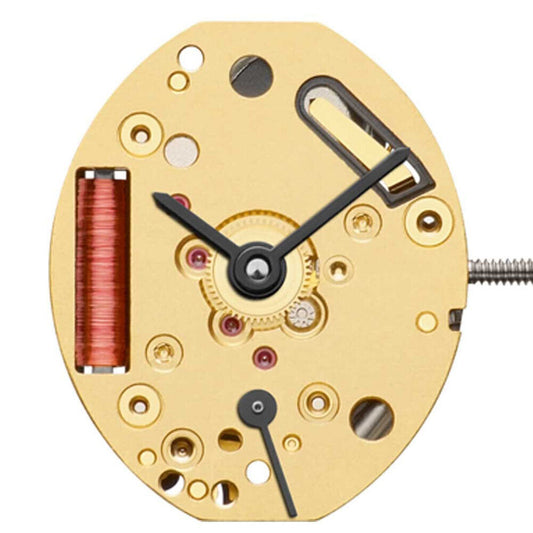 ETA 980.153 quartz movement with 2 hands for precise watch accessory replacement.