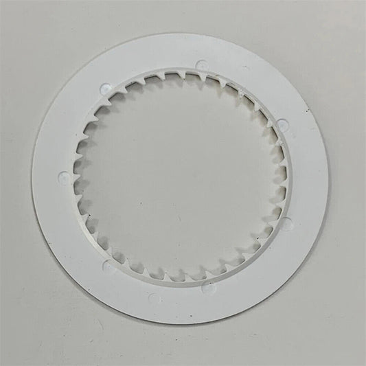 Red date wheel with white numbers for NH35 NH36 movement, compatible date@3 watch part.