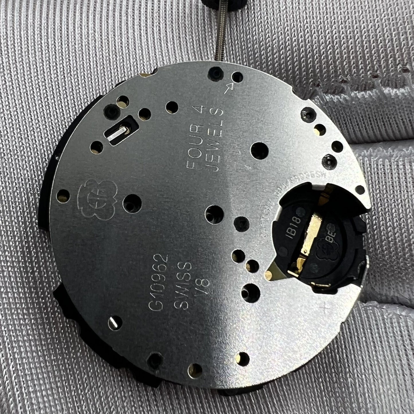 ETA G10.962 Watch Quartz Chronograph 3 Eyes Date 4 Swiss Movement