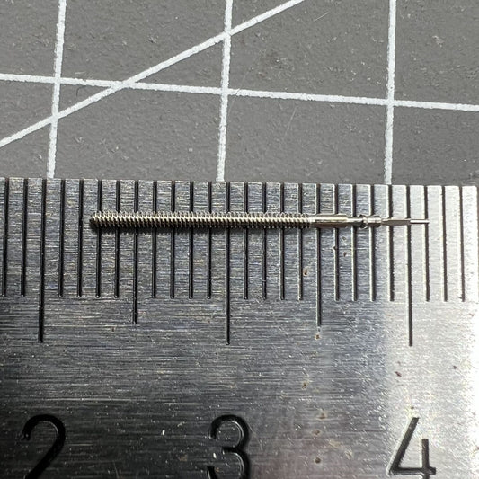 Replacement watch winding stem compatible with Miyota JS00 and JS20 movements for precise repairs.