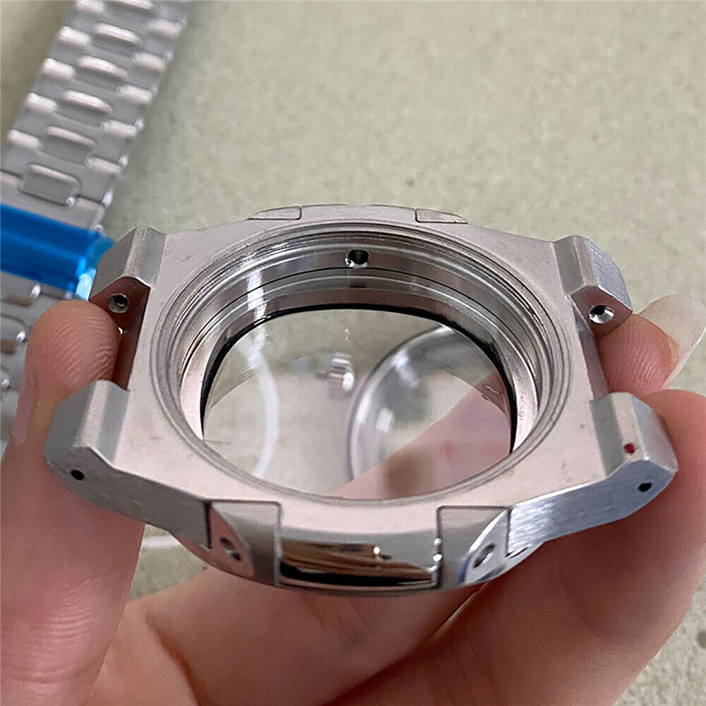 Watch Case+Strap+Dial+Hands 41mm Stainless Steel Sapphire Glass for NH35/36