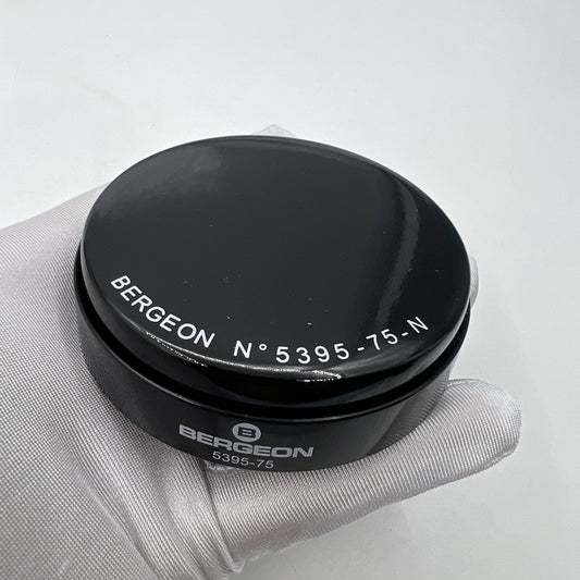 Swiss Made Bergeon 5395-75-N black gel watch case cushion 75mm for secure watch protection