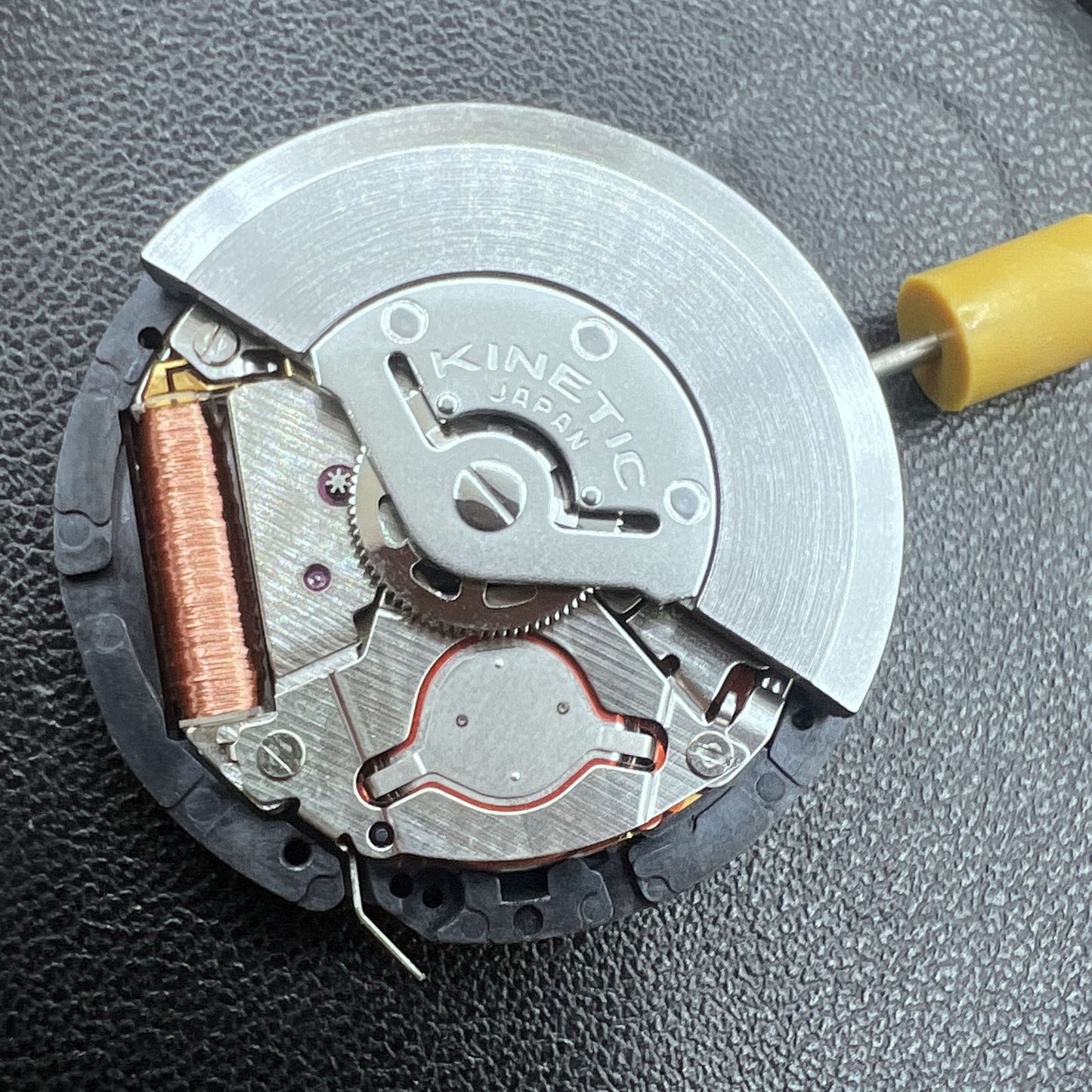 Seiko 5M63A quartz watch movement, precision Japan model for reliable timekeeping.