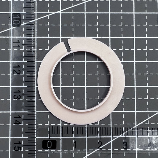 Set of 5 spacer fixing rings for ETA 255.441 watch movement, precise fit for secure assembly.