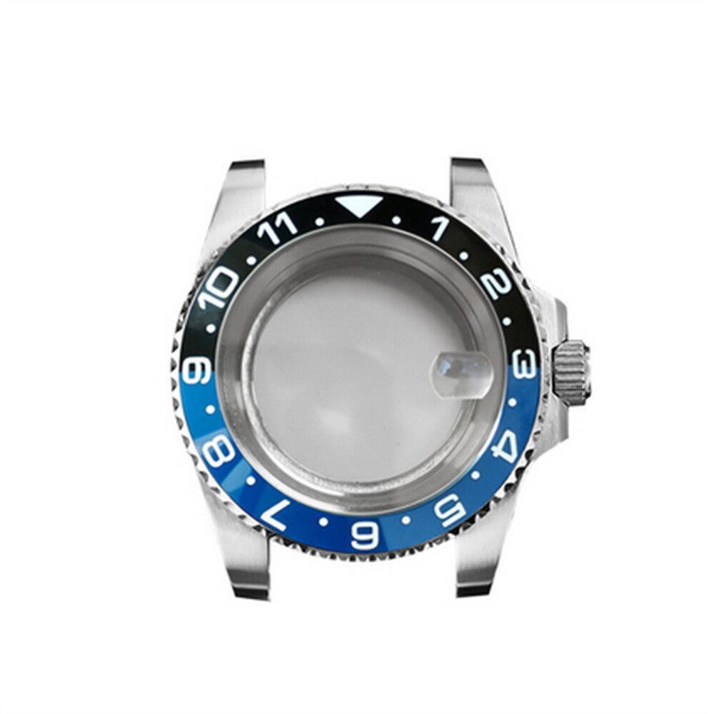 Boîtier de montre en verre saphir grossissant 40 mm pour montre NH35/NH36