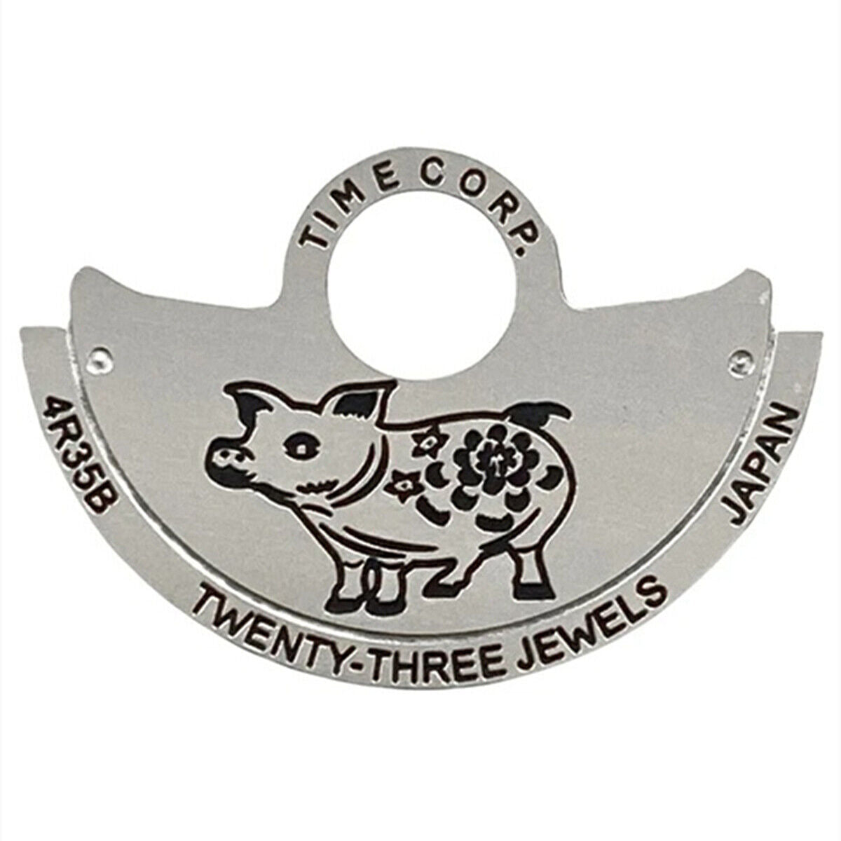 Cochon ~ Chine Zodiac Argent Rotor Masse oscillante pour NH35 NH36 4R35