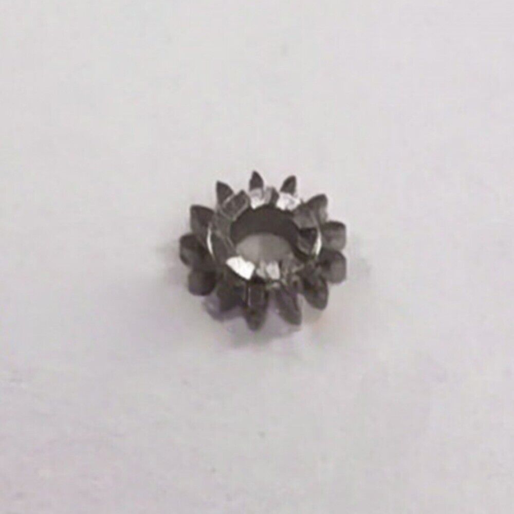 Silver replacement winding pinion for ST3600 ETA6497 watch movement, precise fit, durable quality.