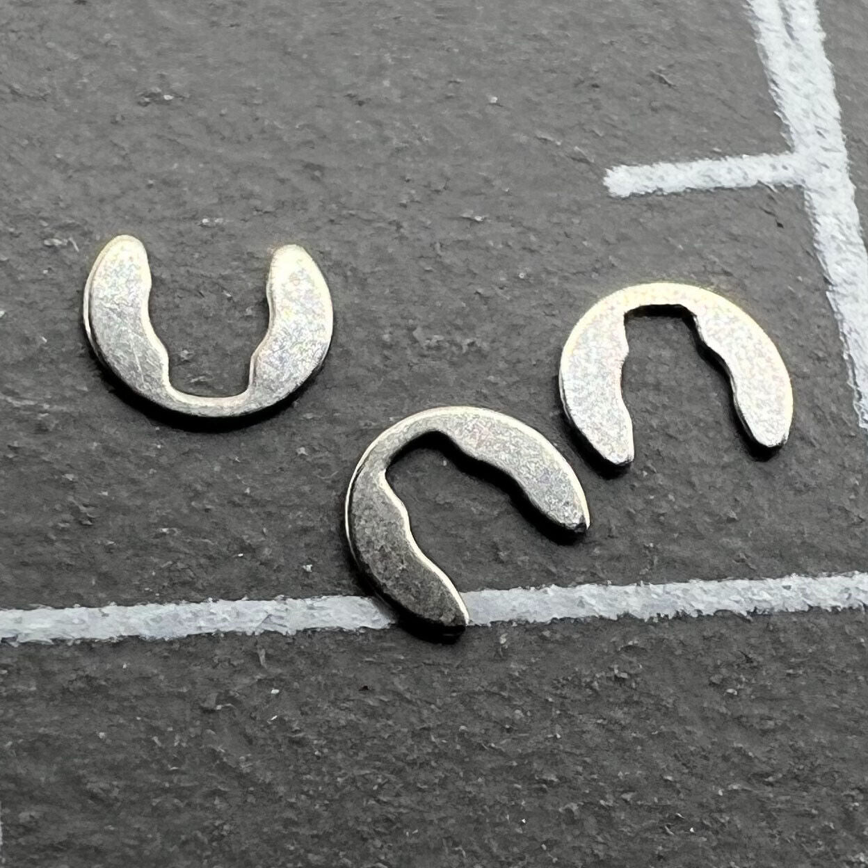 Set of 3 watch week opening insert pushers for ETA2836, 2824, 2834 precision movements.