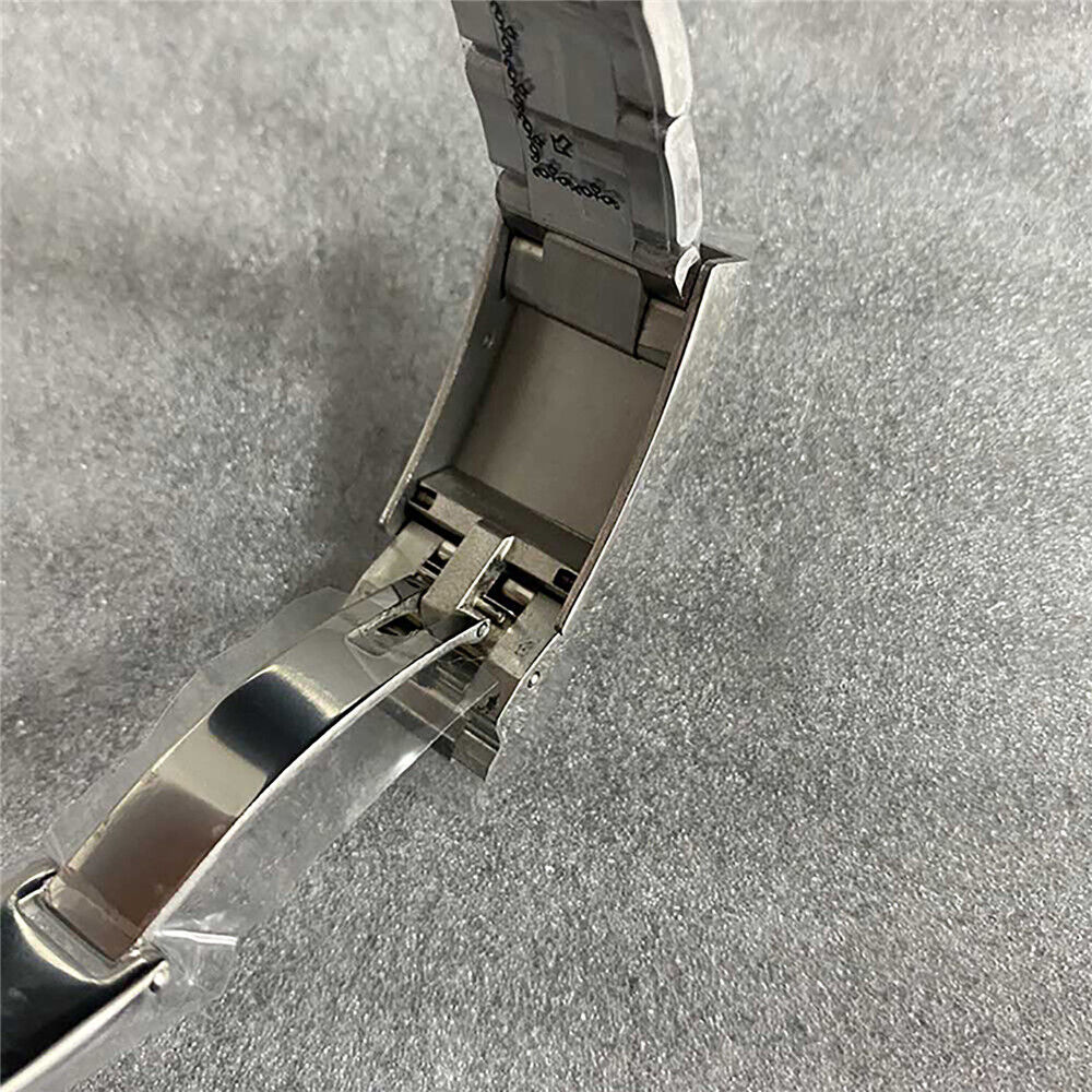 Boîtier de montre + bracelet en verre saphir, boîtier en acier inoxydable pour NH35/36/4R
