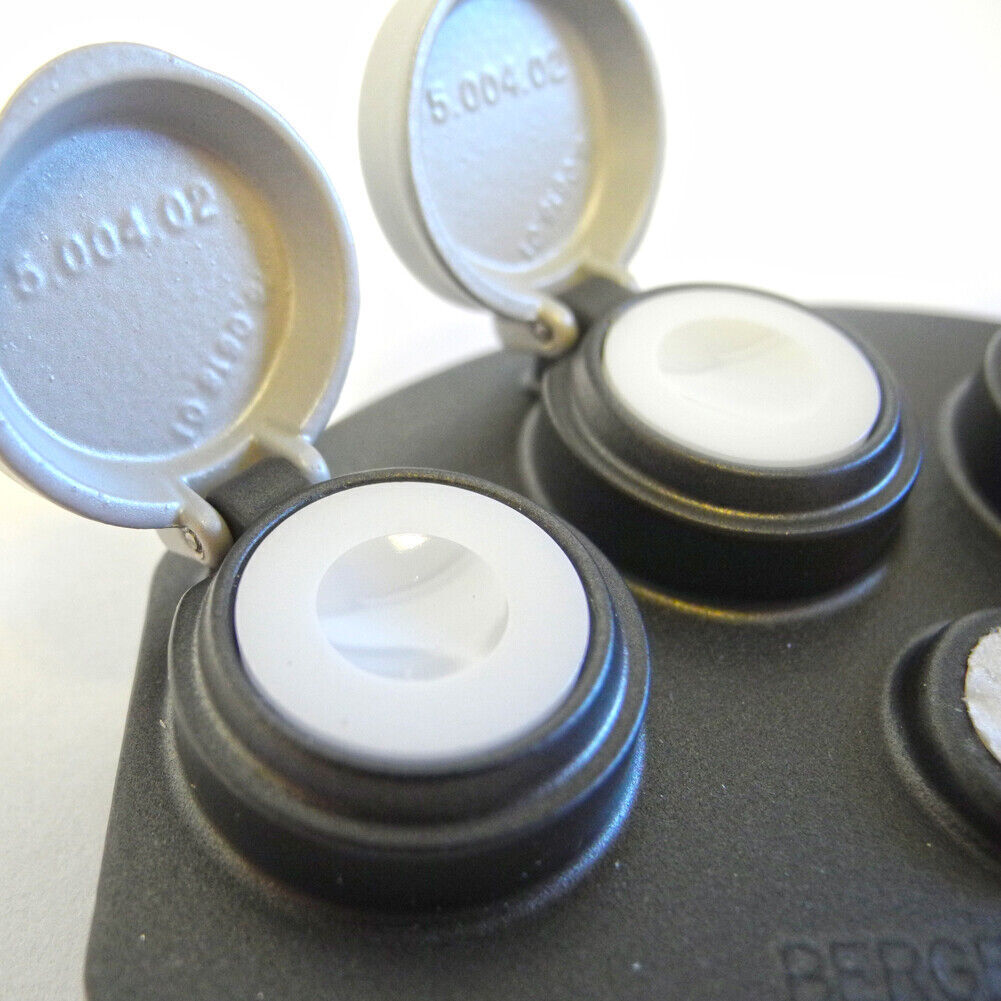 Bergeon 30180-A-C1 Oil Cups Stand in Die-cast Alloy 4 Containers Swiss Made