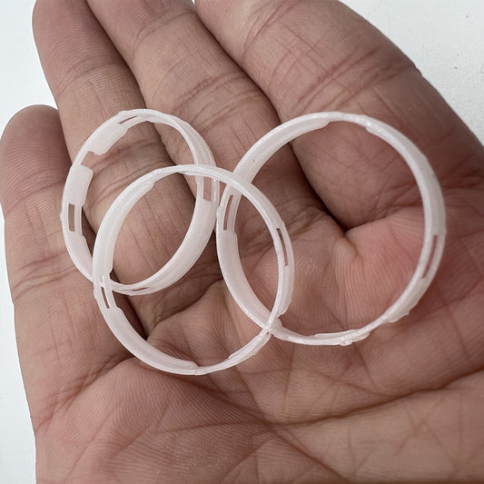 Plastic spacer ring for ETA 2824/2836/2846 watch movements, 4.8mm cushion mount.