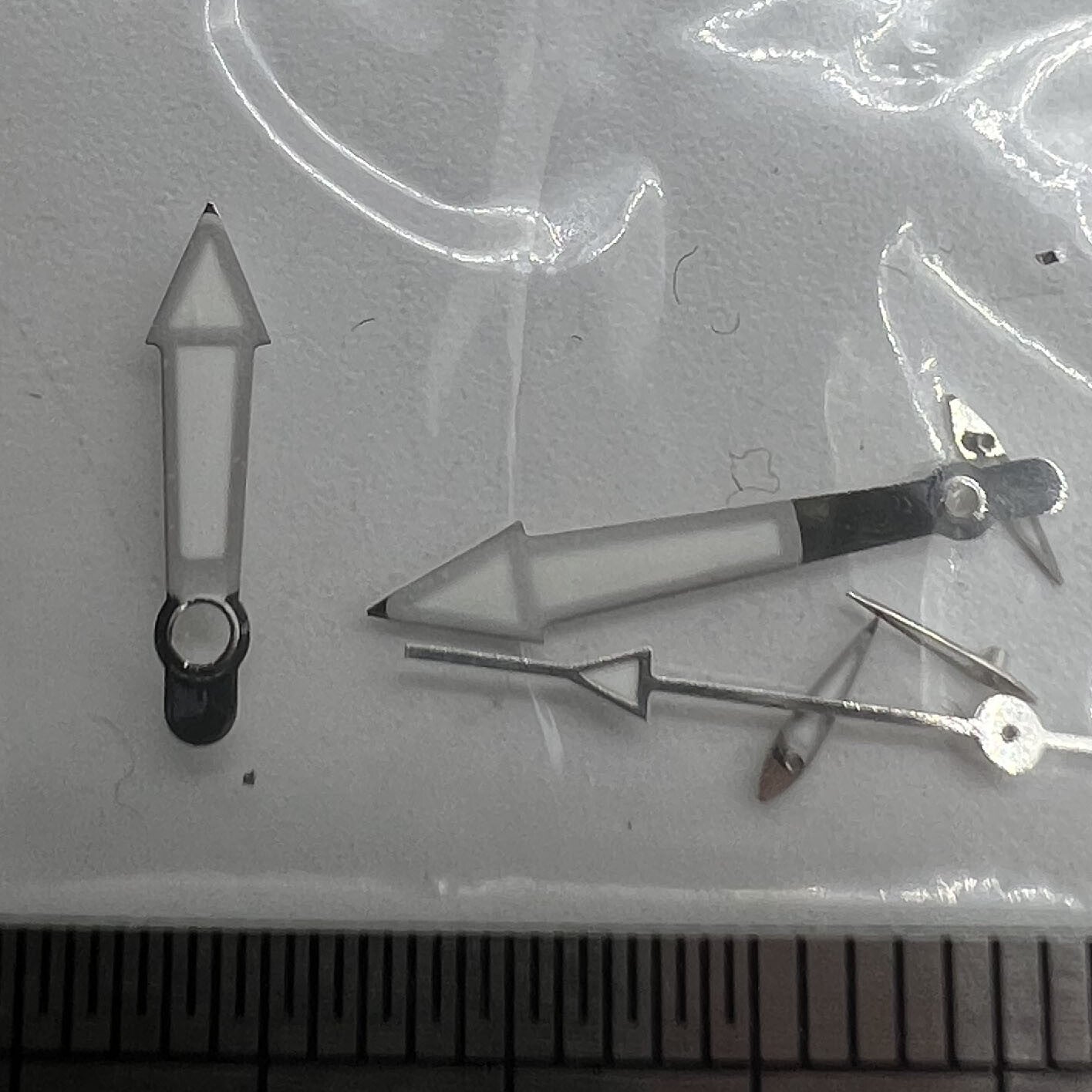 13 mm silberner Rand, grüne Leuchtzeiger für Miyota OS10 OS20 OS22 OS60 OS80