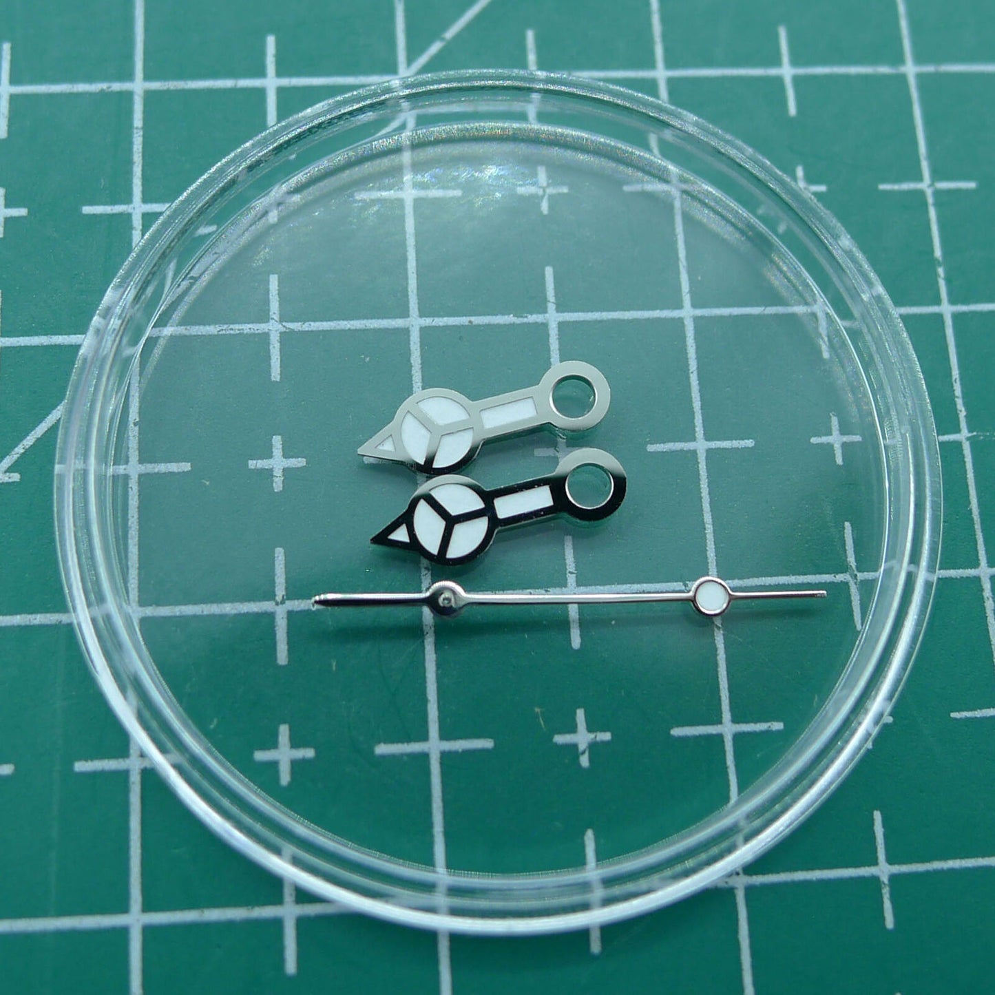 Wholesale green luminous watch hands, 7.75x12x13mm, compatible with NH35A/NH36A movement, precision design.