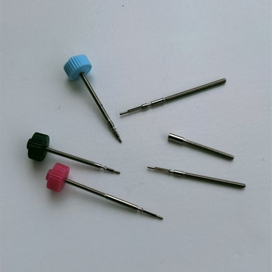 36pcs Swiss Made Ronda watch stems assortment, AM-641, ideal for precise watch repair parts.