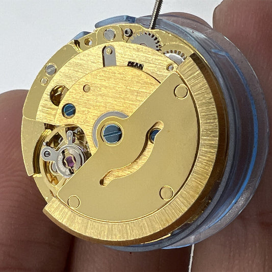 Golden TianJing DG2813 automatic watch movement with day-date feature and mechanical precision.