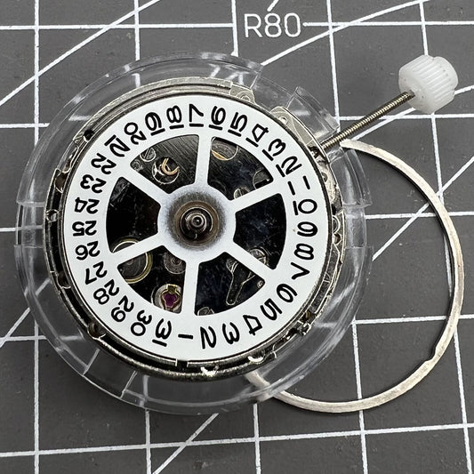 MINGZHU DG2813 automatic watch movement with big date, ideal for 8205 and 8215 replacements.