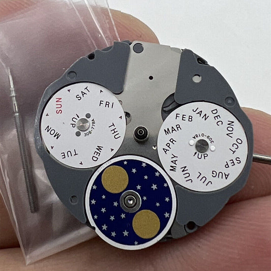 Miyota 6P80 quartz watch movement replacement part for precise timekeeping and repairs.