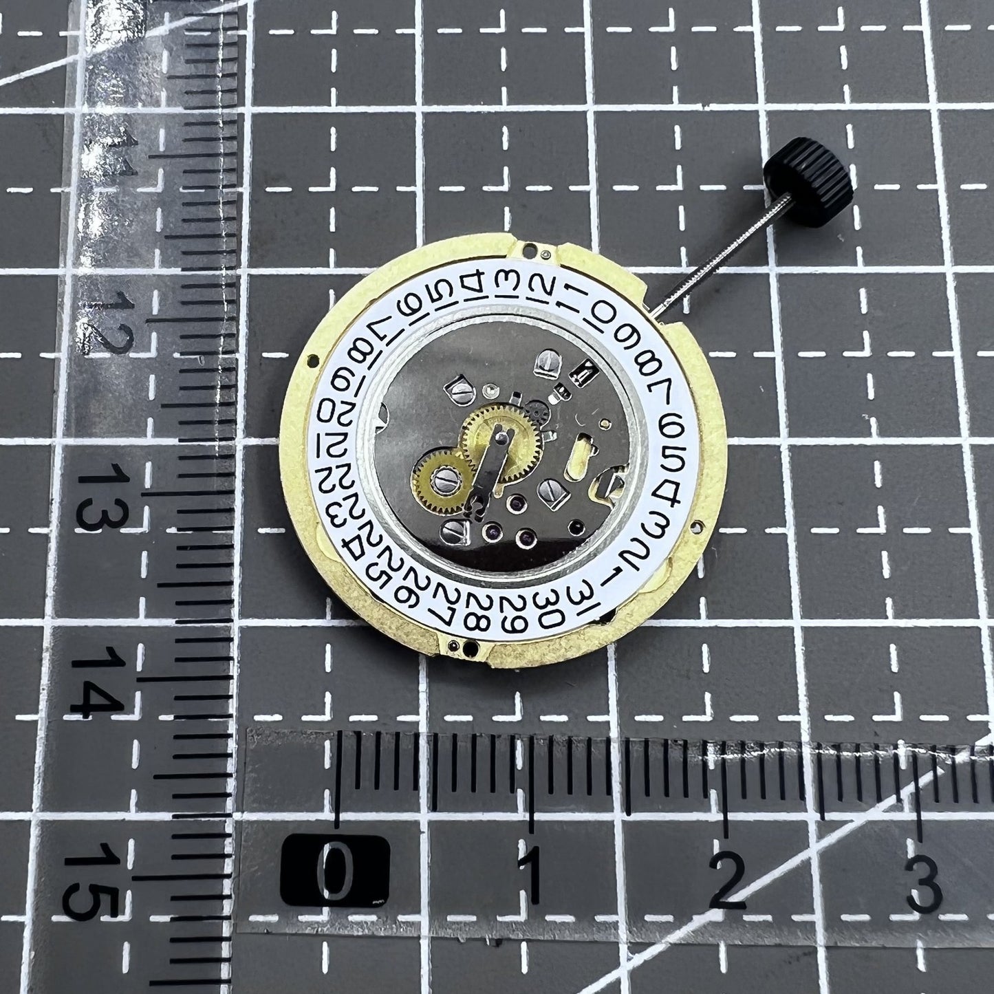 Schweizer Ronda 1009 Uhr Quarzwerk Datum bei 3 2 Zeiger