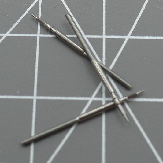 Set of 3 Miyota watch winding stems, compatible with 0S10, 0S20, 0S60 movements for repairs.